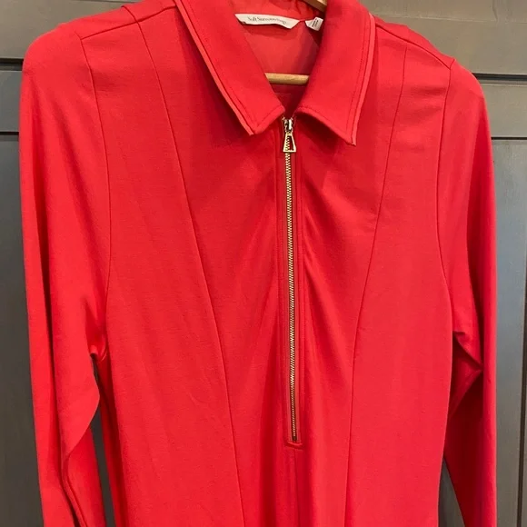 Soft Surroundings Vibrant Zipper Front Maxi Dress - Picture 5 of 9